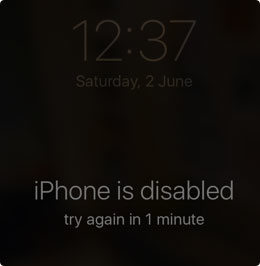 iphone desativado