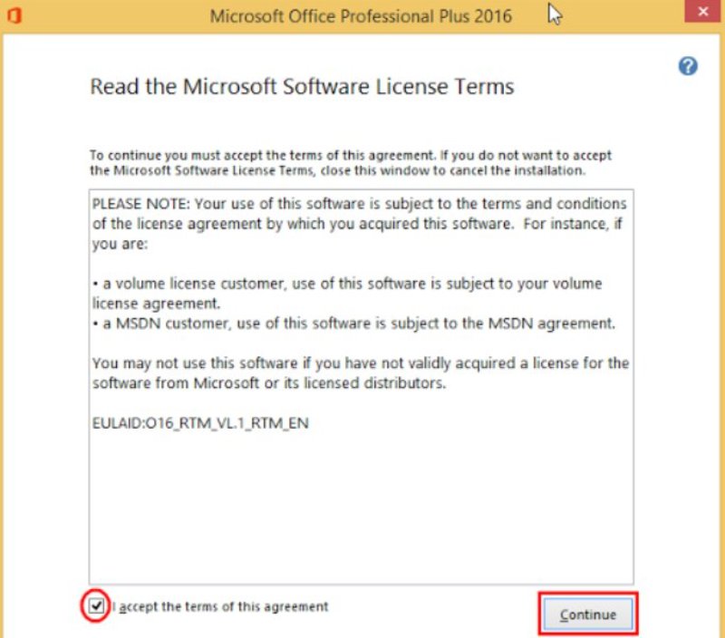  accept the microsoft license agreement