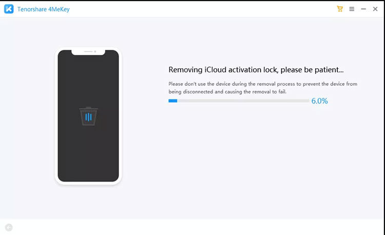إزالة icloud - دليل 4MeKey