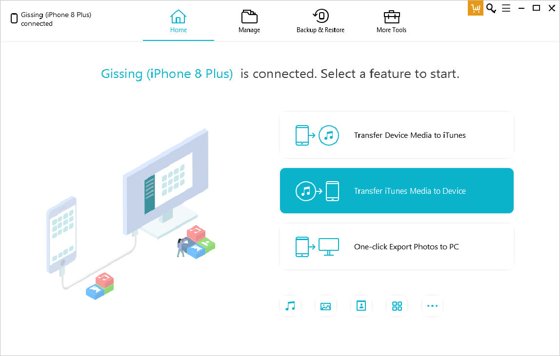 transfer itunes device