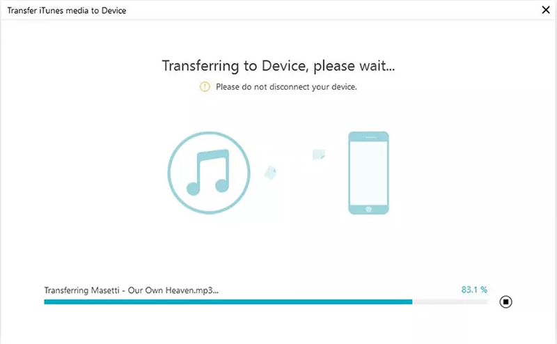 transfer music itunes