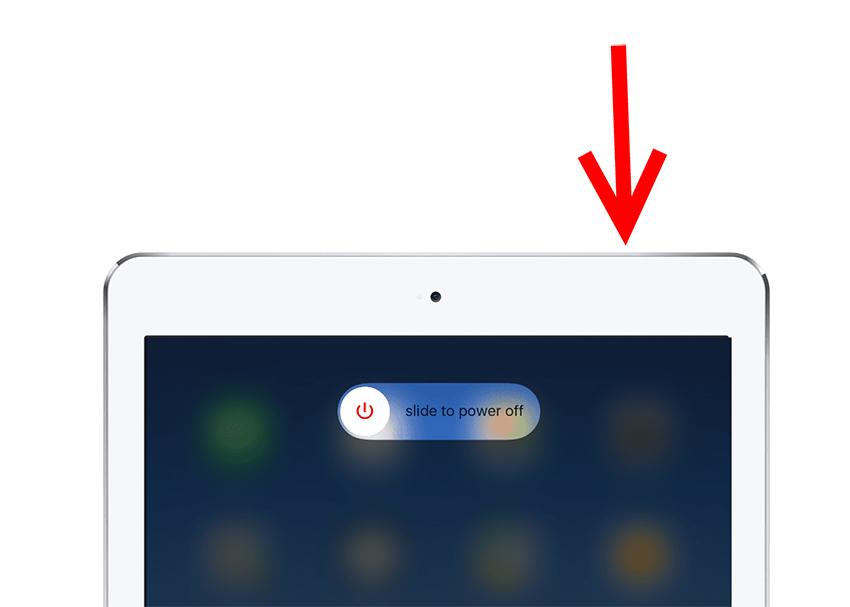 restart the ipad