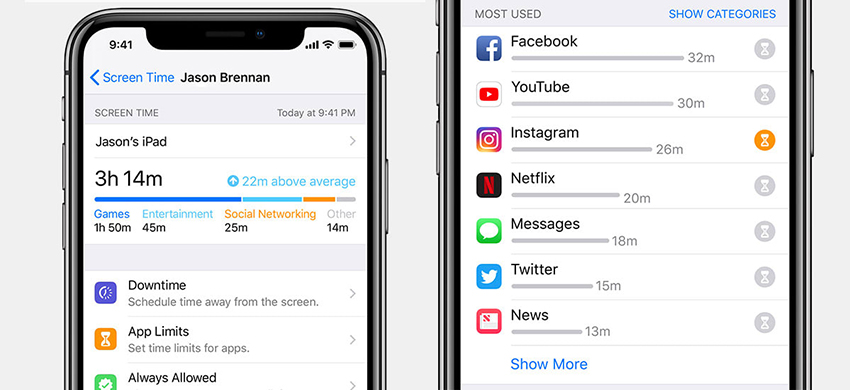 screen time ios 12