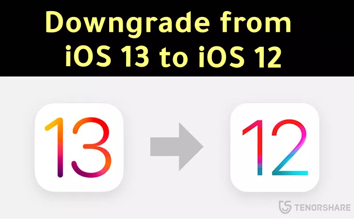downgrade iOS 13