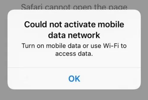 ios 14 البيانات الخلوية لا تعمل