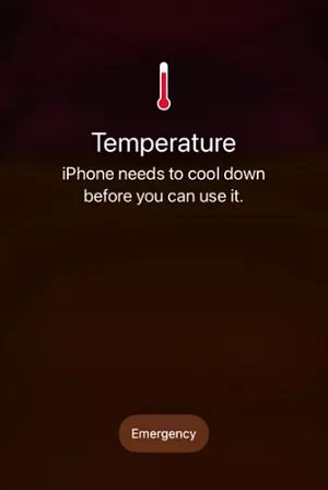 تسخين آيفون ios 14