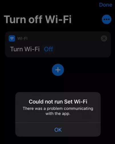 اختصارات ios 14 wifi لا تعمل