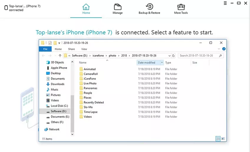 جعل icarefone البقاء
