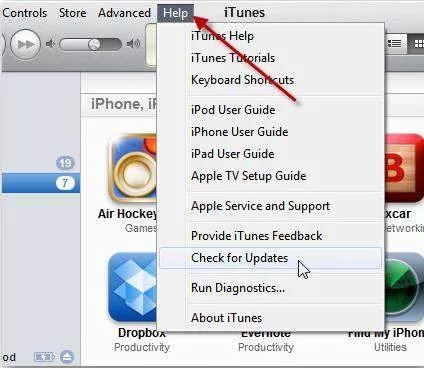 تحديث itunes إلى أحدث إصدار