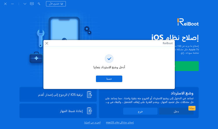 iphone get into recovery mode reiboot