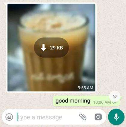 whatsapp image loading problem