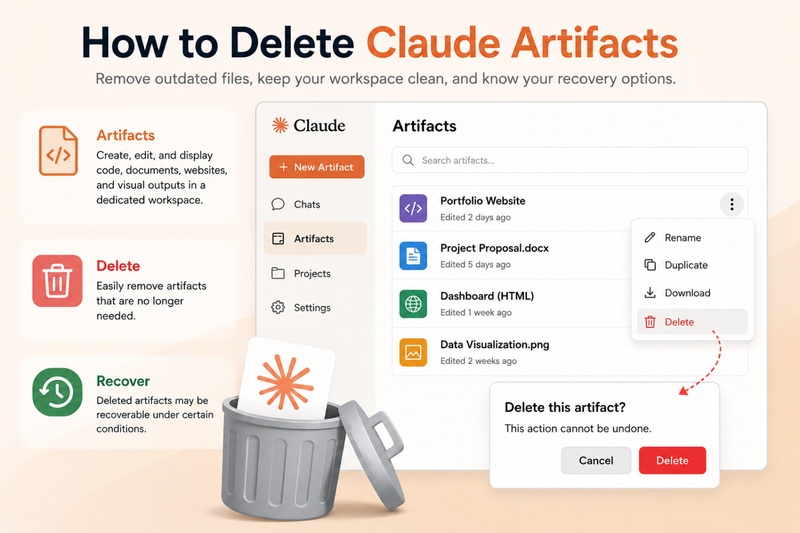Claude Delete Artifacts