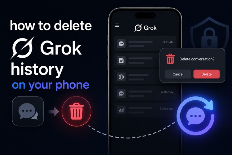 How to Delete Grok History