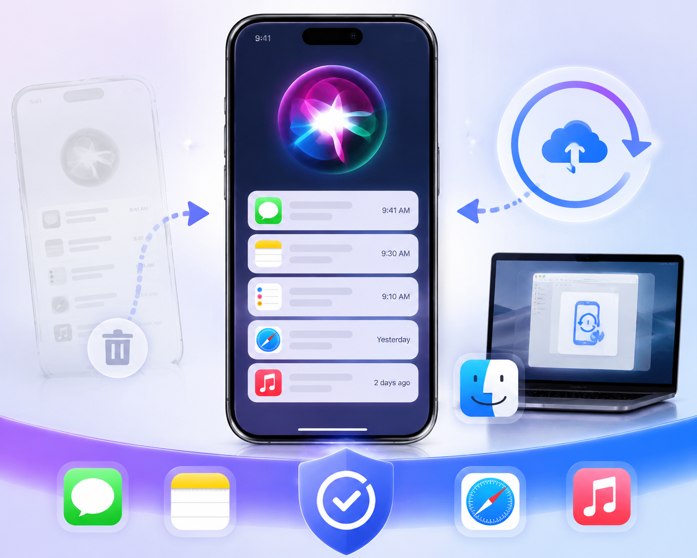 recover siri messages on iphone