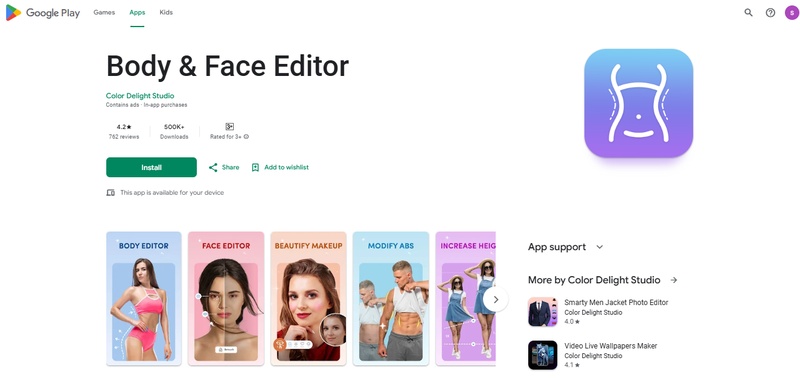 ai body editor online free