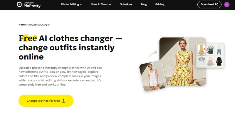 changer vêtement photo en ligne gratuit