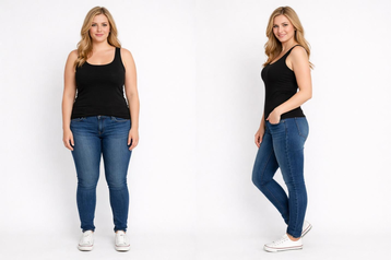 Body Posing for Slimmer Look