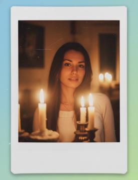 拍立得照片合成室內風格