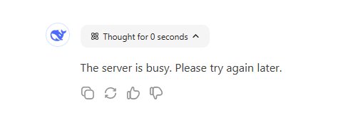 deepseek server busy