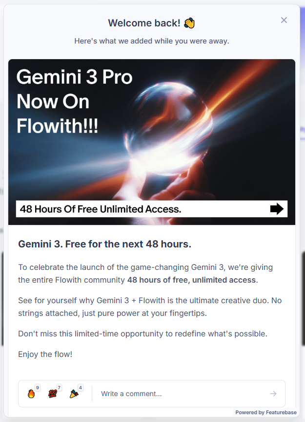 Flowith free to access nano banana pro