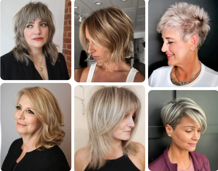 Frisuren, die jünger machen