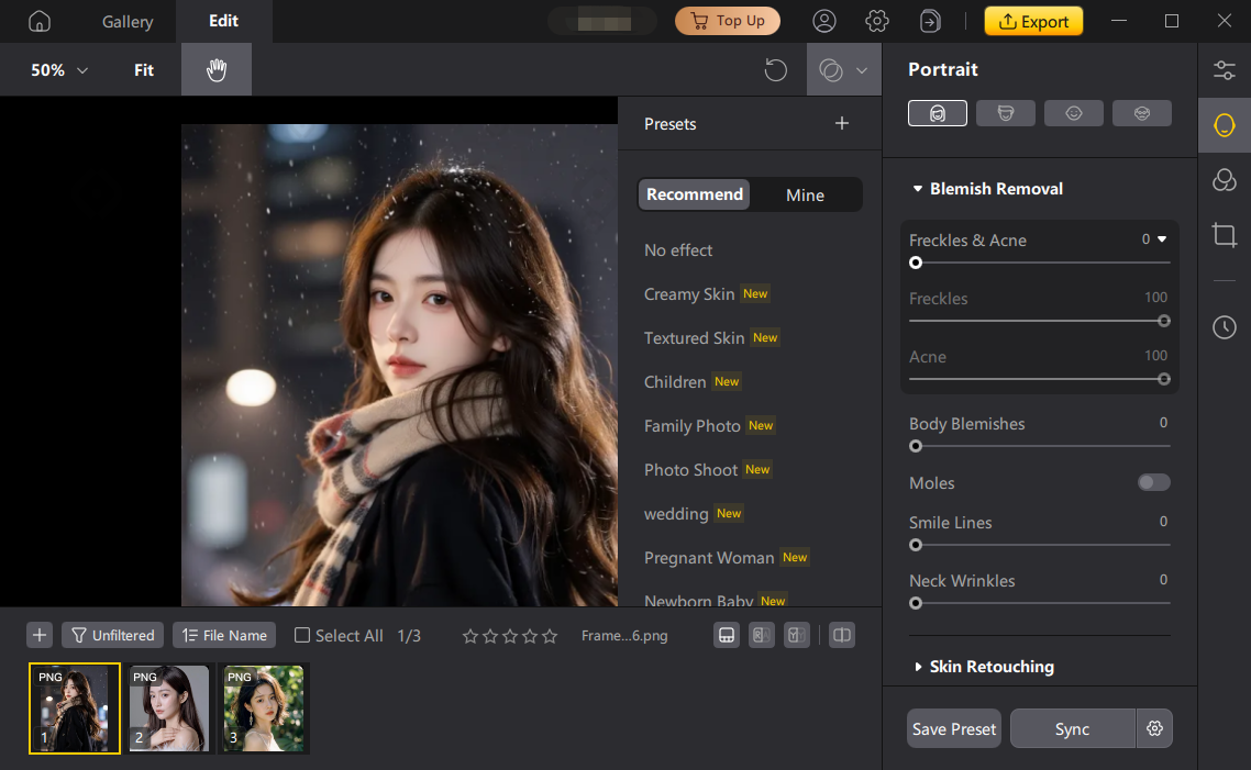 Import or Drag Photos to the App