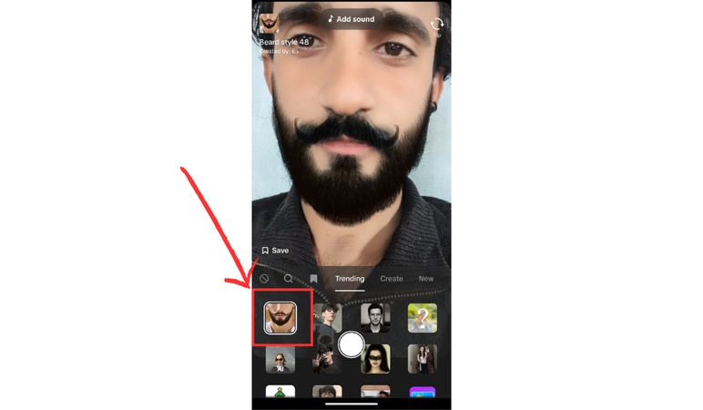 showing how to apply filters on tiktok