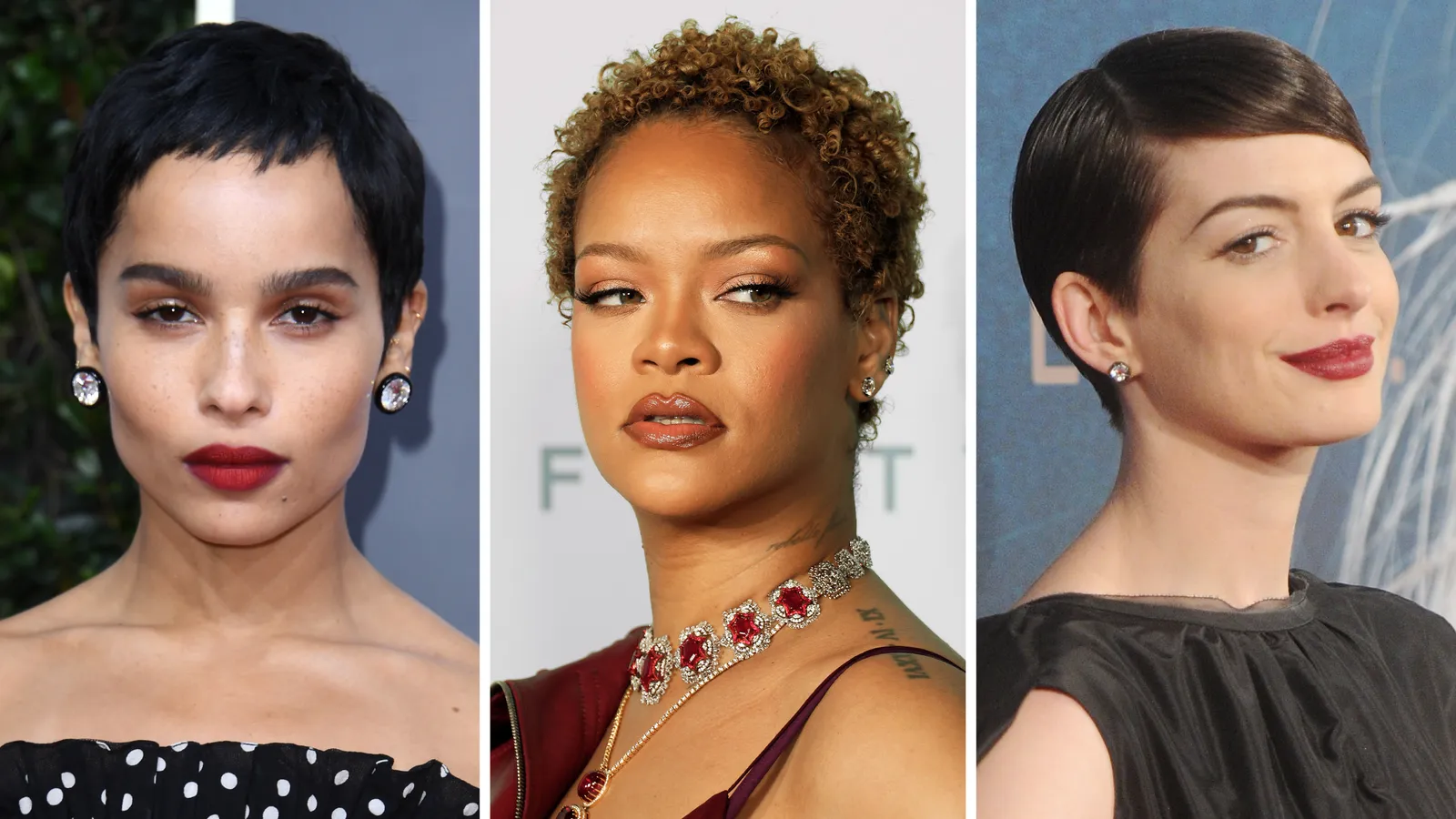 Frauen mit Pixie-Haarschnitt