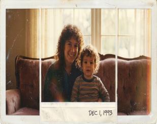 AI 合成拍立得年輕自己