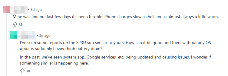 one ui 7 battery drain from reddit