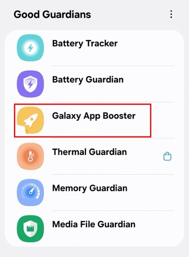 Run Galaxy App Booster