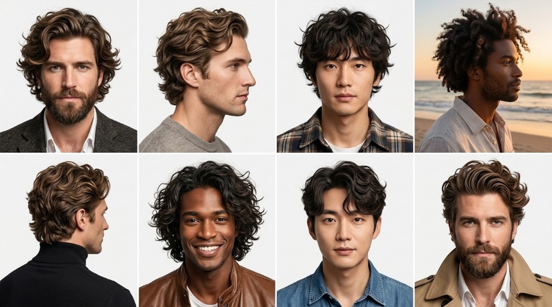 Cool Hairstyles for Wavy Hair Guys​
