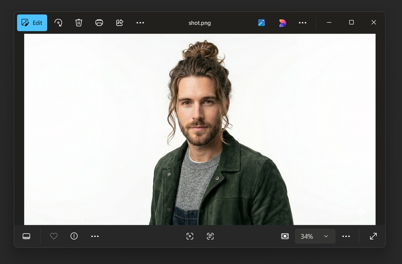 Editing Photo in Default Computer Software