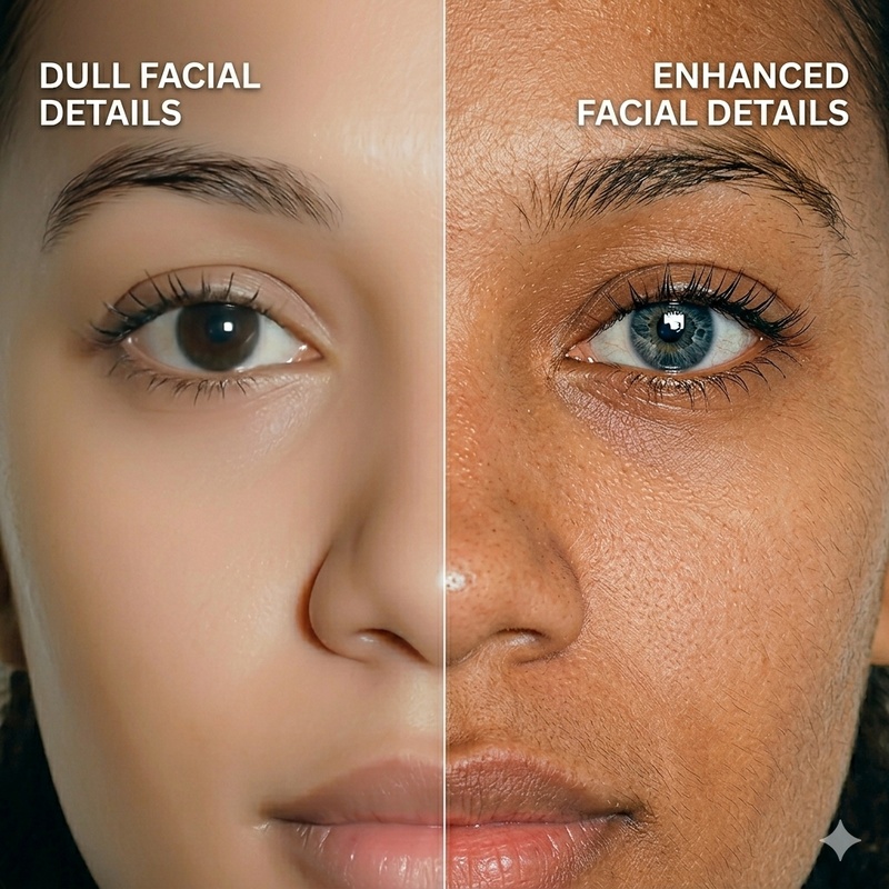 Enhance Facial Details to Add 