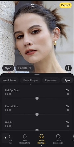 Evoto Photo Retouch Screen