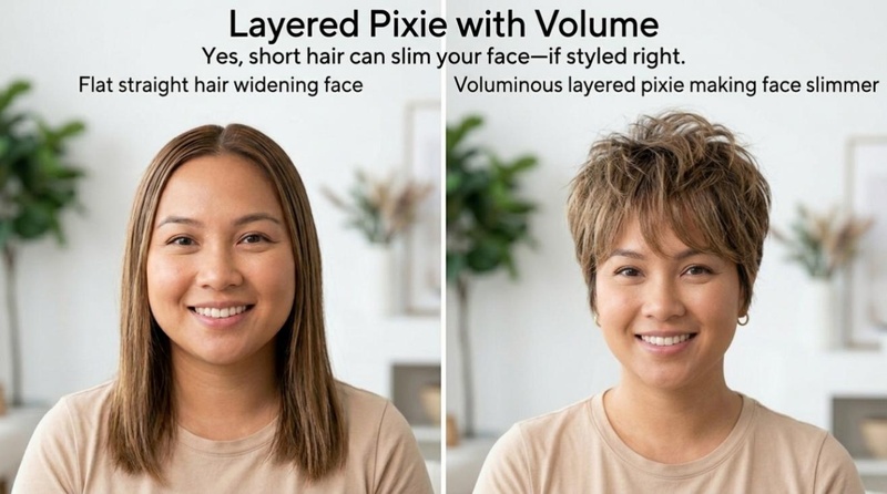 Layered Pixie with Volume