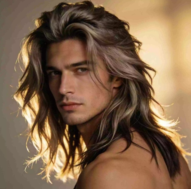 Messy, Layered Long Hair