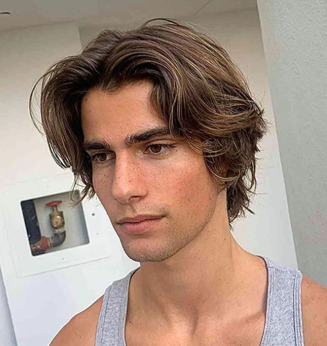 Middle Parted Soft Waves