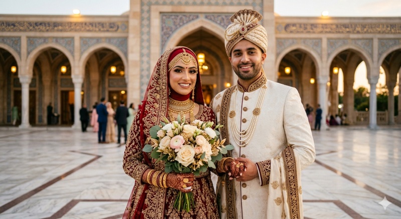 Muslim Wedding Prompt for Gemini