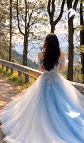The Fairytale Ball Gown Trending Princess Girl Ai Video Editing Prompt