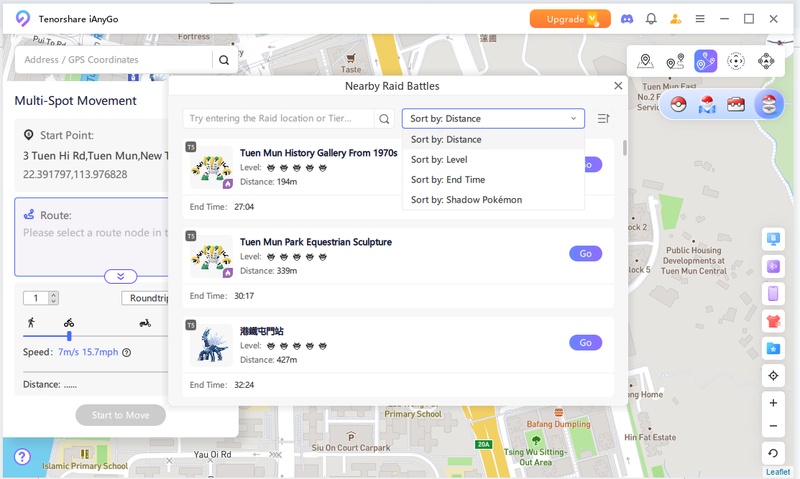 Choose Raid Battle Count