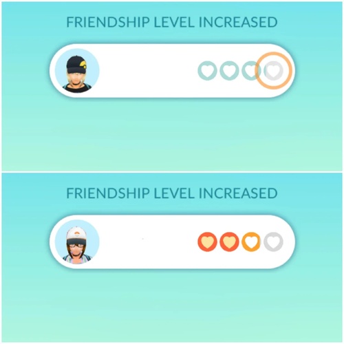 Pokemon Go Tour Friendship Level