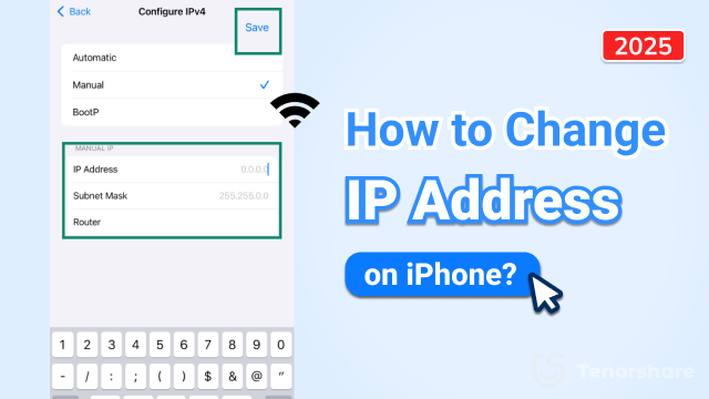 how to change ip address on iphone