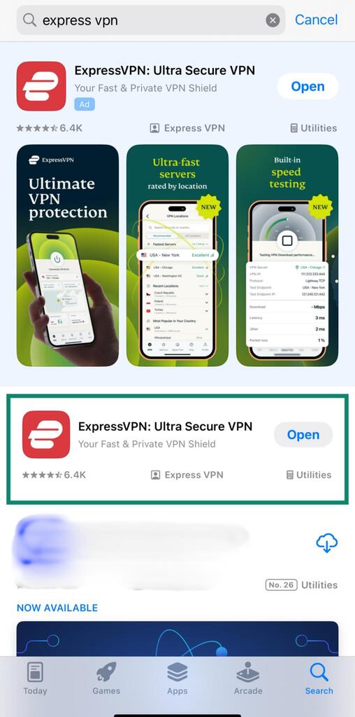 install express vpn on iphone