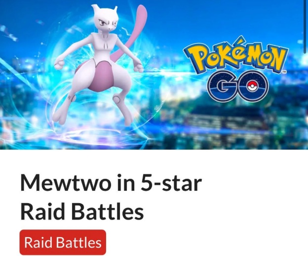 Mewtwo in Five Star Raids