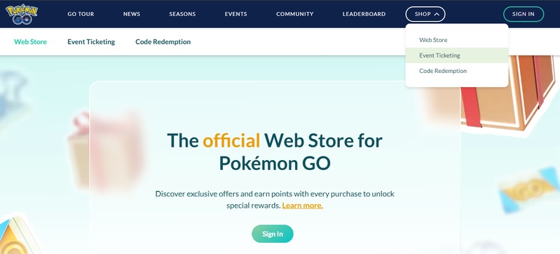 Official Web Store for Pokemon Go