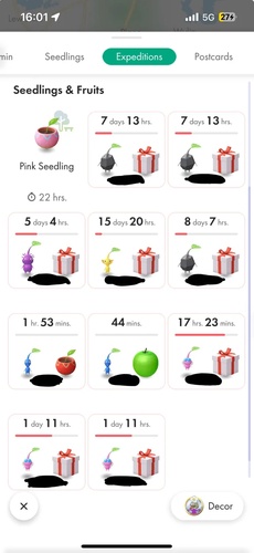 Pikmin expeditions collect items automatically