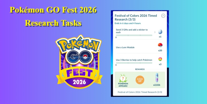 Pokémon Go Fest Guide for Tasks