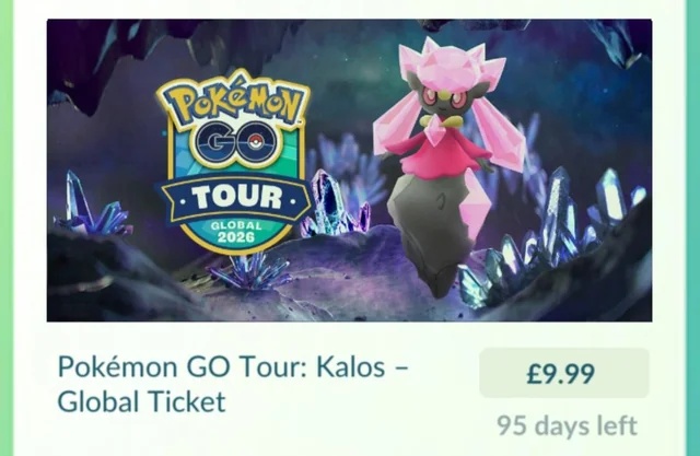 Pokemon Go Tour Kalos Ticket