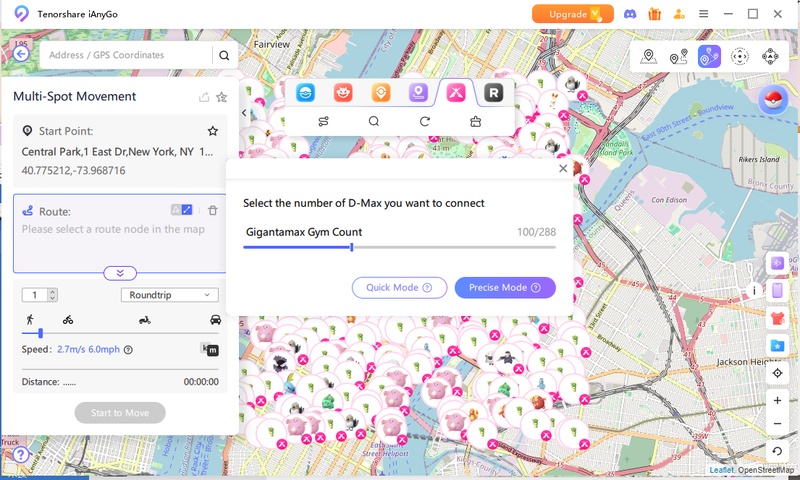 Set Start and End Raid Points